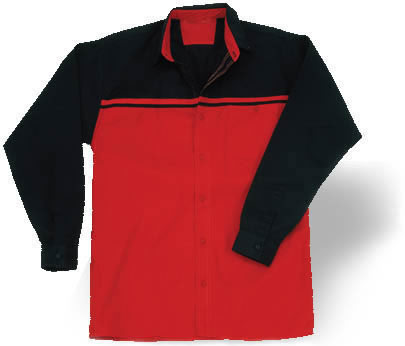 camisa dos colores manga larga