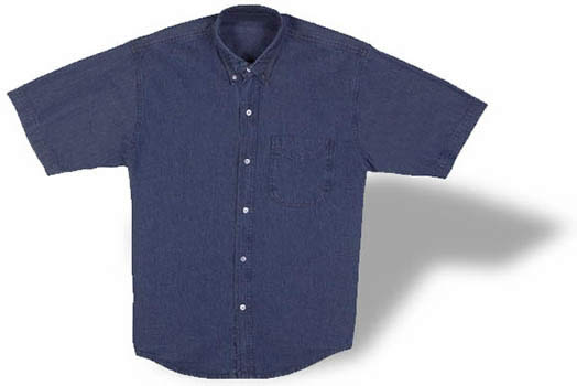 camisa de mezclilla peso medio